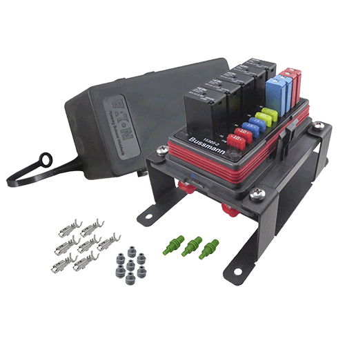 Prolec PDM Kit for 10 Fuses or Breakers & 5 Relays with Dual Internal Bus (PDMKIT-264T)