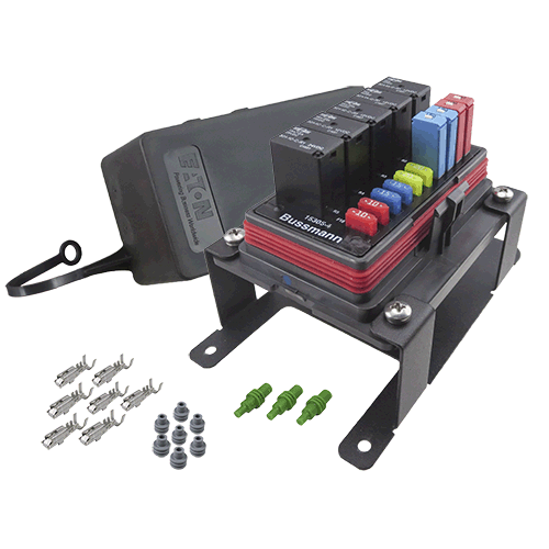 Prolec PDM Kit for 10 Fuses or Breakers & 5 Relays with No Internal Bus (PDMKIT-404T)