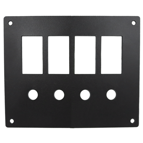 Panel for 4 x Switches & 4 x Circuit Breakers | Genuine & Latest Product
